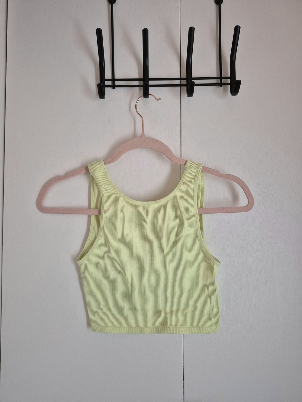Ardene Basic Light Yellow Ribbed Tank